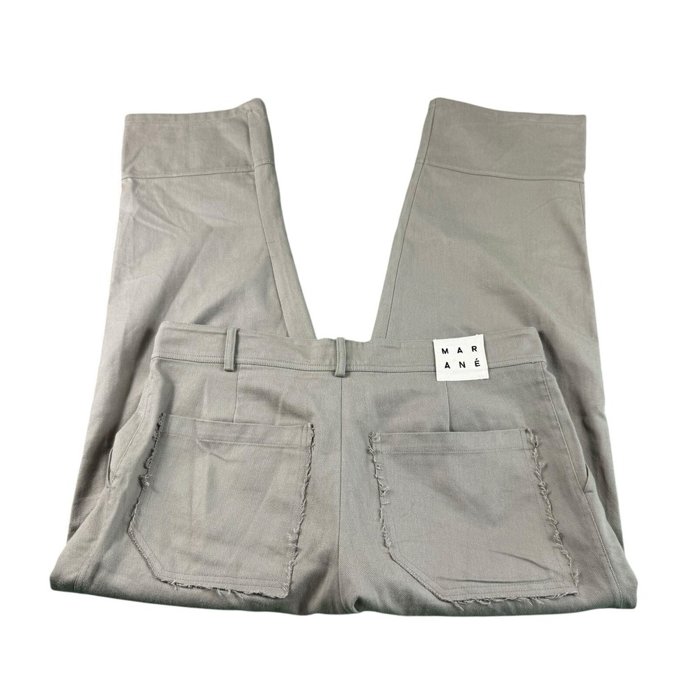 MARANE Green Heavy Pleated Canvas Men Trouser Size‎ Large Portugal - Picture 4 of 7